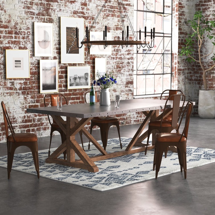 Dining table of steel new arrivals